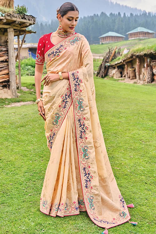 Wonderful Women Collection Saree With Designer Blouse Piece At Shubhkala Fashion