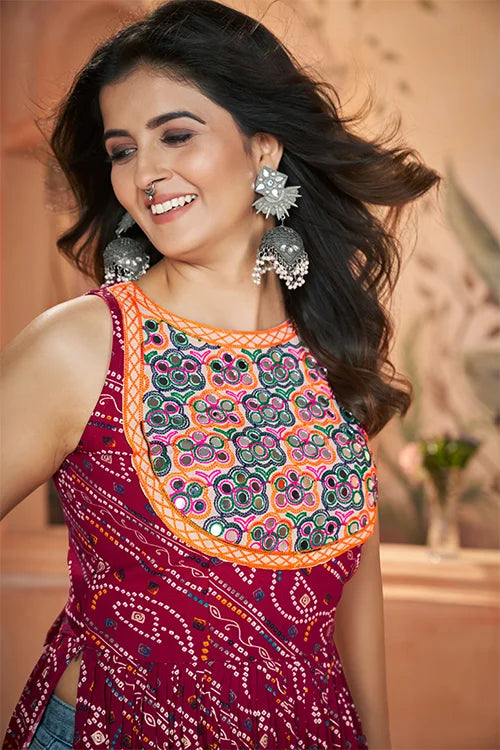 Stylist Party Wear Embroidery Work And Print Collection