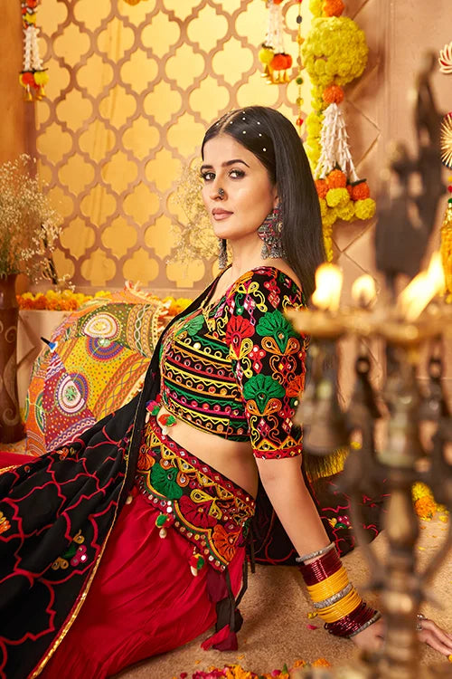 Multi Color Cotton Chaniya Choli For Navratri Look