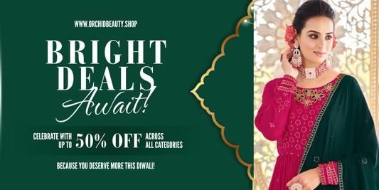 Festive Salwar Suit – Rani Georgette Thread & Sequins Embroidered Kurta Palazzo Set