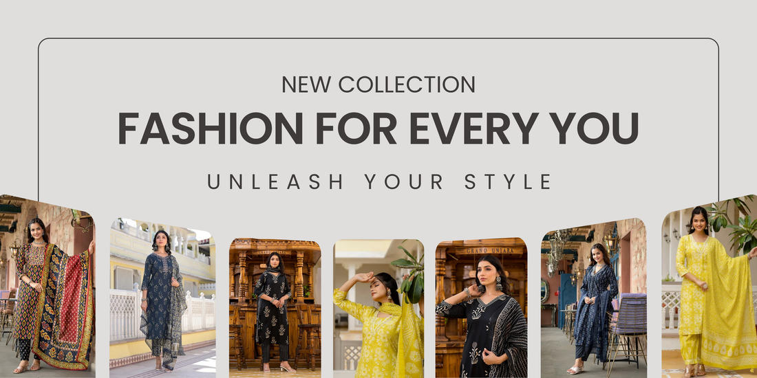 Casual Salwar Suit – Navy Blue Rayon Designer Kurti Set with Chanderi Cotton Dupatta