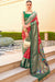 Designer Wedding Paithni Patola Silk Saree With Printed Blouse Piece