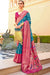 Marvellous Pithani Printed Silk Saree With Fancy Blouse