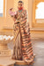 Embellished High Quality Woven Saree With Printed Blouse Piece