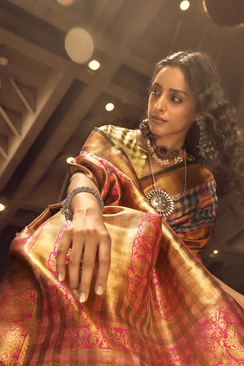 Indian Designer Saree For Women Fashion Collection Multi Colour