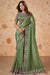 Wedding Concept Designer Heavy Embroidery Work Saree With Designer Blouse