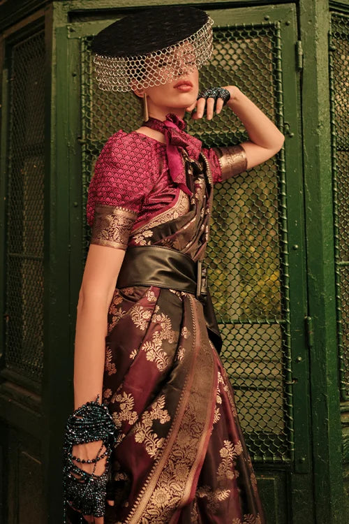 New Designer Women Saree With Designer Unstitched Blouse At Shubhkala Fashion