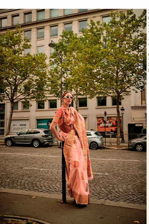 Party Wear Collection For Women Saree With Unstitched Blouse Piece