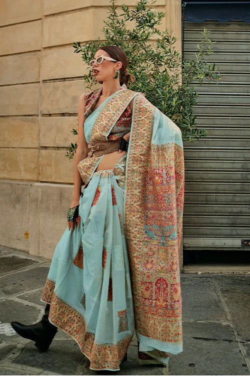 Wedding Season Collection In Women Saree With Unstitched Blouse