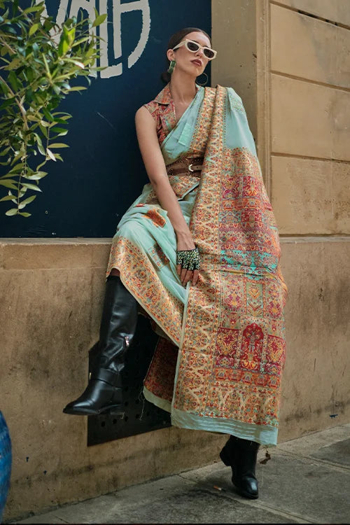 Wedding Season Collection In Women Saree With Unstitched Blouse