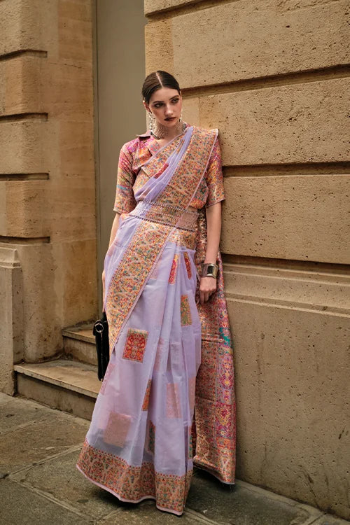 Wonderful Women Collection For New Wedding Saree With Unstitched Blouse