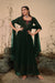 Georgette Embroidered Work Kurta Palazzo Dupatta Set