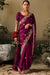 Embroidery Banarasi Dola Silk Saree With Heavy Embroidery Work Blouse Piece