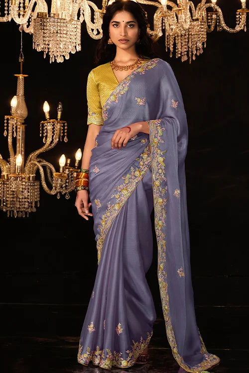 Luxury Marriage Collection For Women New Designer Saree With Blouse