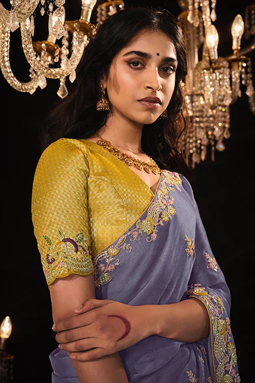 Luxury Marriage Collection For Women New Designer Saree With Blouse