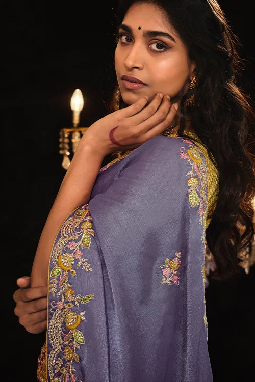 Luxury Marriage Collection For Women New Designer Saree With Blouse