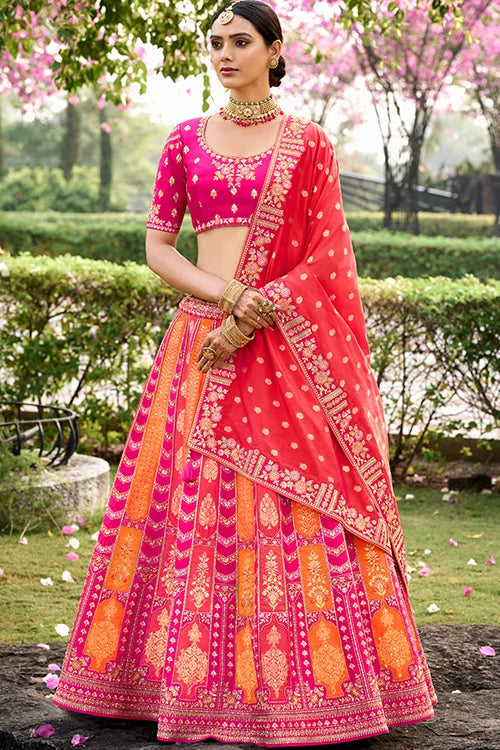 Bridal Wear Heavy Designer Chaniya Choli With Dupatta At Shubhkala Fashion