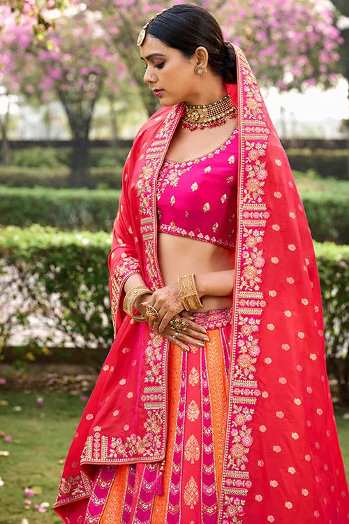 Bridal Wear Heavy Designer Chaniya Choli With Dupatta At Shubhkala Fashion
