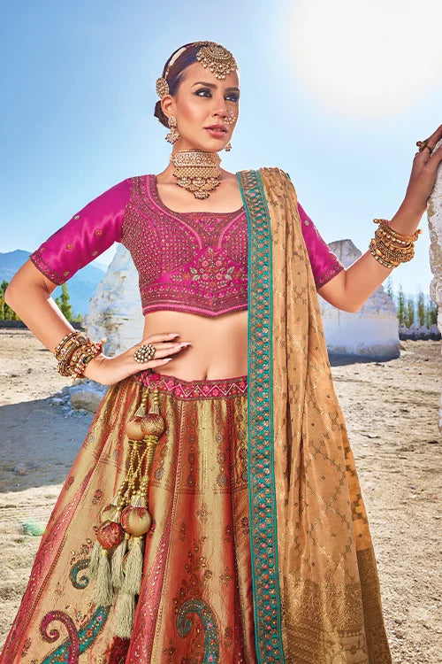 Heavy Wedding Designer Marriage Lehanga Choli With Dupatta At Shubhkala Fashion