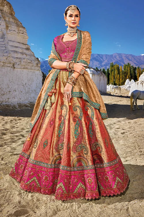 Heavy Wedding Designer Marriage Lehanga Choli With Dupatta At Shubhkala Fashion
