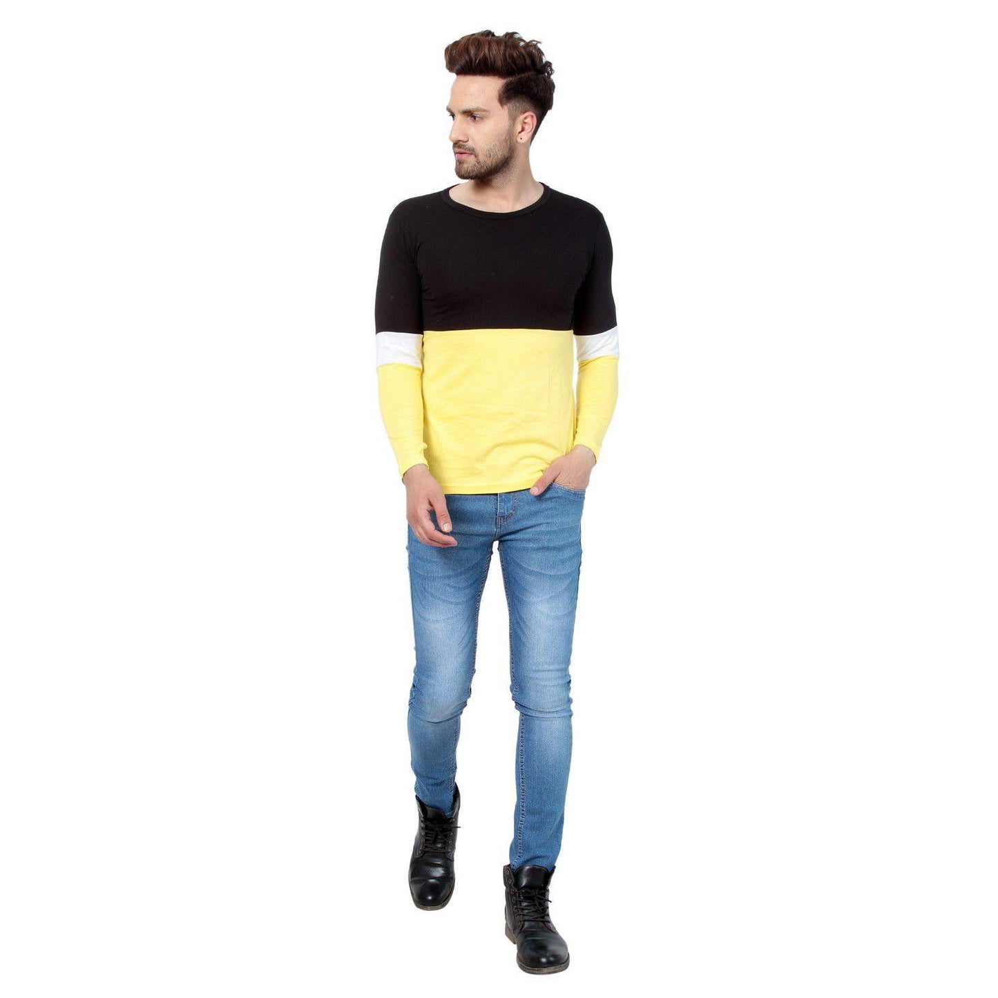 Code Cotton Color Block T-Shirt