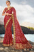 New Marriage Collection In Woven Bandhej Satin Silk Saree With Heavy Designer Blouse