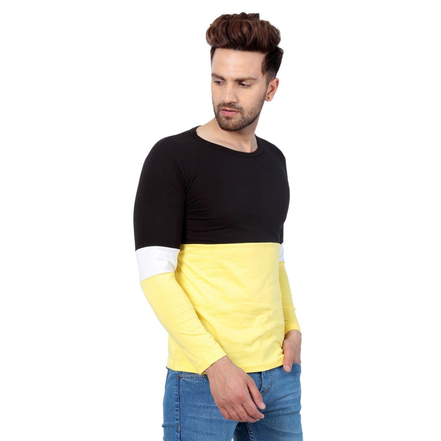 Code Cotton Color Block T-Shirt