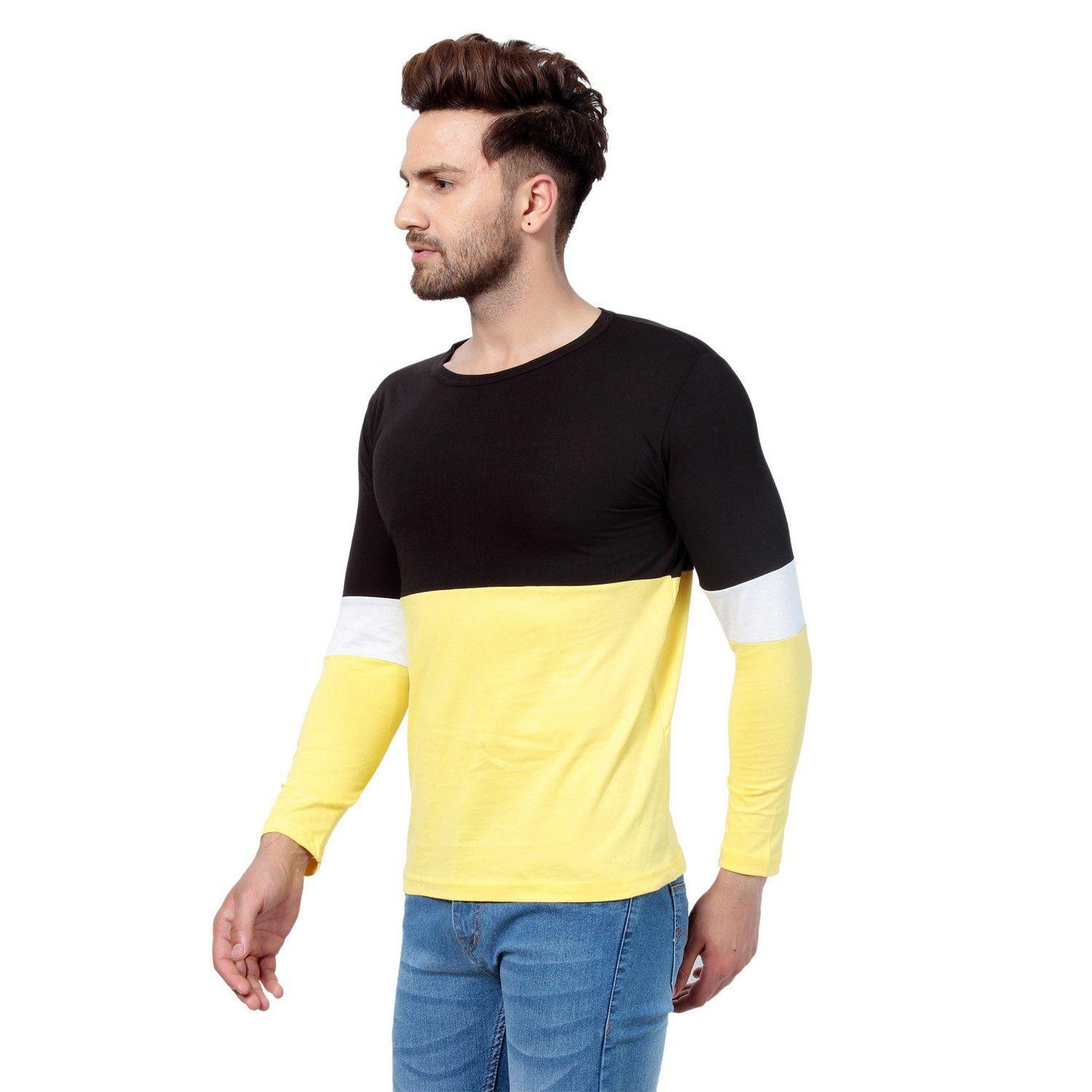 Code Cotton Color Block T-Shirt