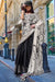 Antique Satin Silk Printed Saree with Blouse Online