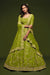 Art Silk Embroidery Lehenga Choli With Neon Dupatta