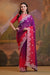 Beautiful C Pallu Pink Georgette Party Saree Online