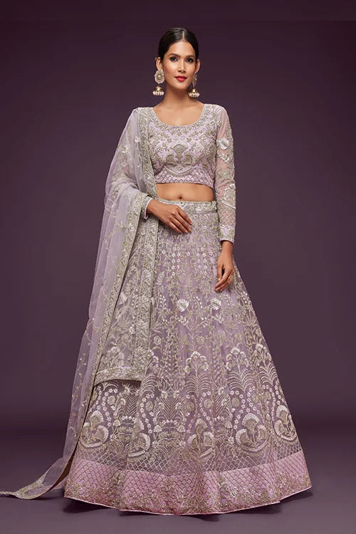 Dusky Orchid Lehenga Choli  Bridal Wear Collection