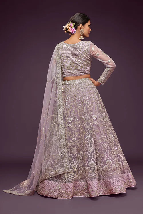 Dusky Orchid Lehenga Choli  Bridal Wear Collection