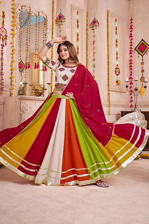 Colorful Traditional Chaniya Choli for Navratri Nights