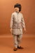 Designer Beige Koti Kurta Set for Kids 6-12 Year