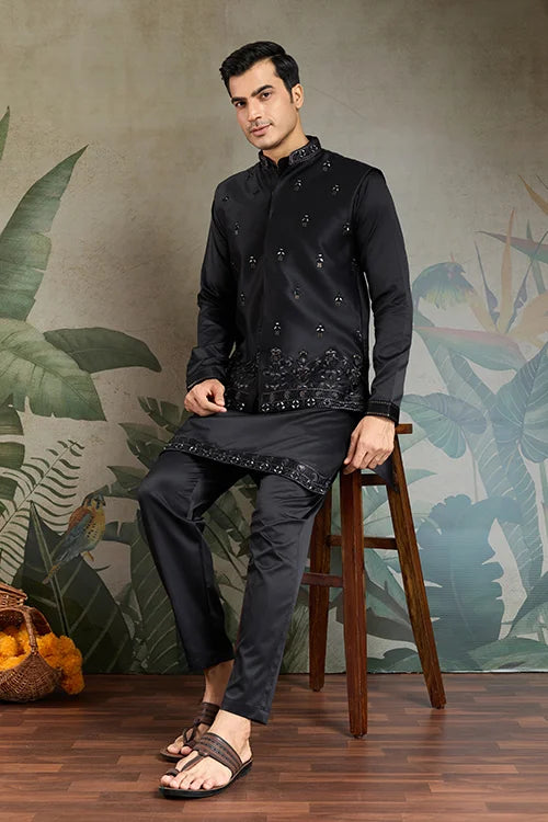 Ethnic Wear Trending Kurta Koti with Pajama for Men
