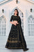Black Designer Lehenga Choli with Sequins Embroidery