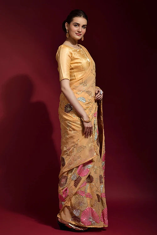 Bollywood Designer Saree in Premium Georgette Fabric