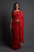 Bollywood Style Red Georgette Silk Saree with Blouse