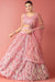 Elegant Pink Bollywood Lehenga Choli with Sequins Embroidery