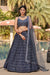 Bridal Wear Collection For Women Lehenga Choli With Dupatta Grey Colur