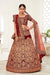 Bridal Wear Collection Lehenga Choli With Dupatta Red Colour