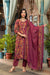 Maroon Rayon Kurti with Chanderi Cotton Dupatta – Elegant Ethnic Wear