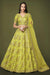 Buy Fascinating Neon Green Sequins Lehenga Choli