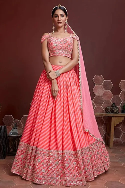 Buy Latest Designer Embroidery Work Wedding Wear Lehenga Choli