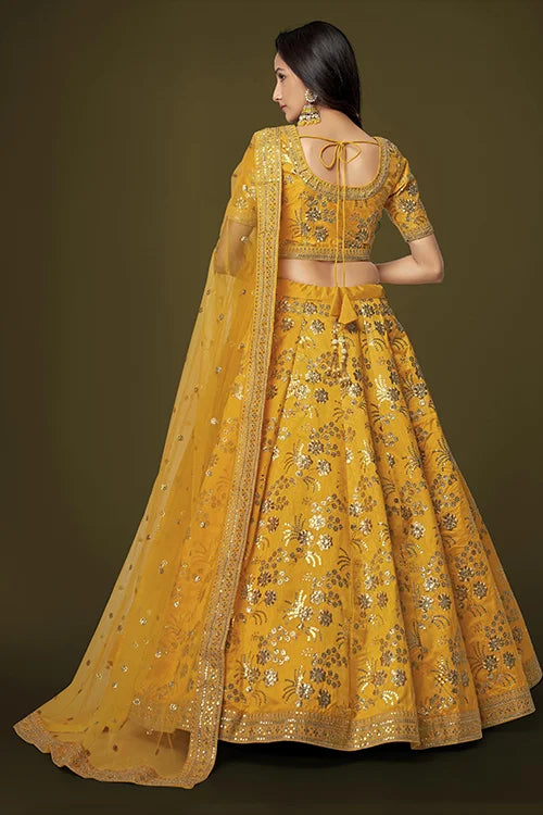 Buy Latest Yellow Lehenga Cholis Online