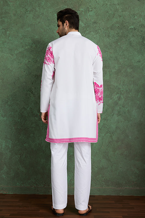 Digital Printed Ready To Wear Kurta And Pajama For Men