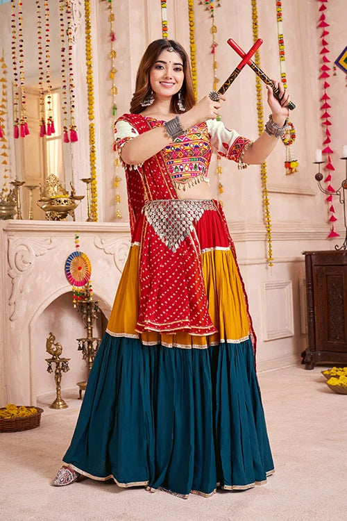 Classic Multi Color Chaniya Choli for Navratri Special