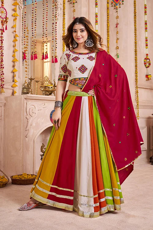 Colorful Traditional Chaniya Choli for Navratri Nights