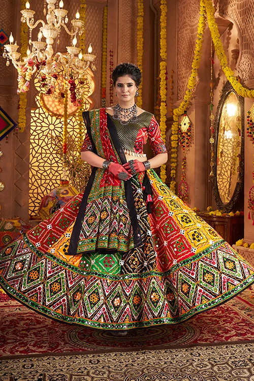 Multi Color Organic Cotton Navratri Chaniya Choli Best Price